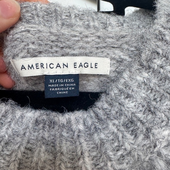 Grey Bow Sweater - American Eagle - Picture 2 of 3